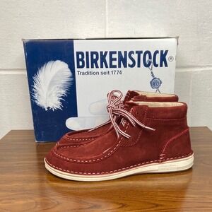 Birkenstock Pasadena High Suede Leather Ankle Boots Lace‎ Up Casual Shoes EU38
